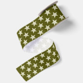 Funny Stars Pattern transparent + Ihr Hintergrund Satinband (Rückseite)