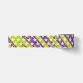 Funny Stars Pattern transparent + Ihr Hintergrund Satinband (Vorderseite)