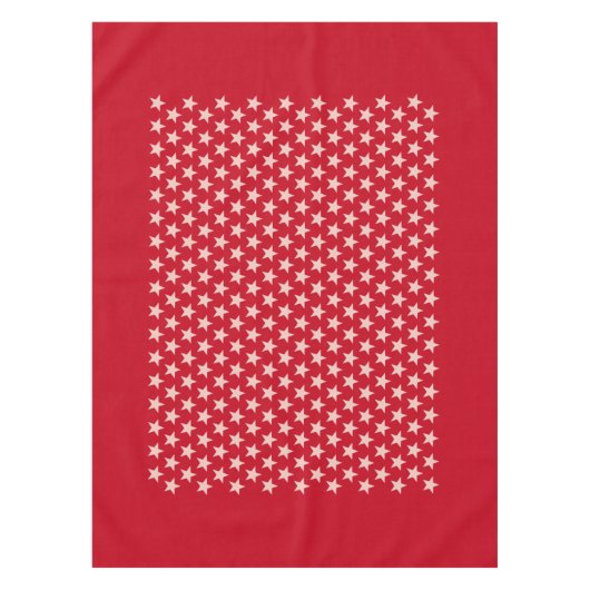 Funny Stars Pattern transparent + Ihr Hintergrund Tischdecke (Vorderseite)