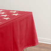 Funny Stars Pattern transparent + Ihr Hintergrund Tischdecke (Beispiel)
