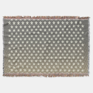 Funny Stars Pattern transparent + Ihre Idee Decke