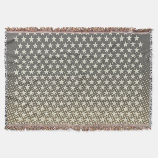 Funny Stars Pattern transparent + Ihre Idee Decke (Vorderseite)