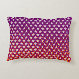 Funny Stars Pattern transparent + Ihre Idee Dekokissen