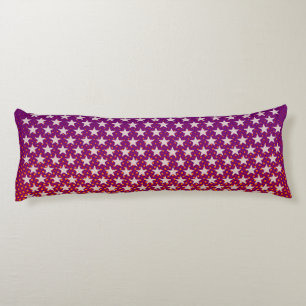 Funny Stars Pattern transparent + Ihre Idee Seitenschläferkissen