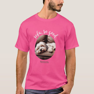 Funny Statement Sofa so gut Niedlich Puppy Funny T-Shirt