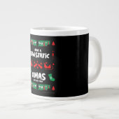 Funny Static Caravan Mobile Zuhause Geschenke Jumbo-Tasse (Vorderseite Rechts)