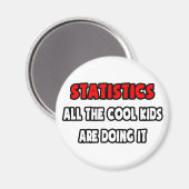 Funny Statistician Shirts und Geschenke Magnet (Vorderseite/Rückseite)