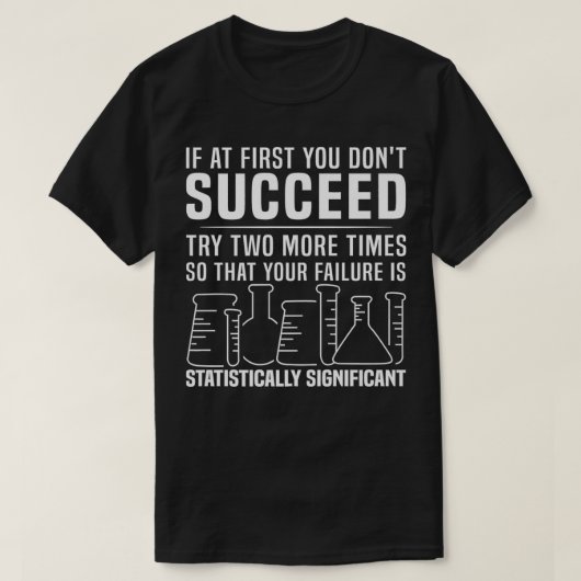 Funny Statistics Science Puft Geschenk für Männer  T-Shirt (Design vorne)