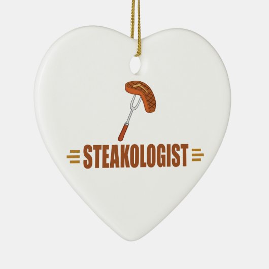 Funny Steak Keramikornament (Rechts)
