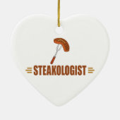 Funny Steak Keramikornament (Hinten)