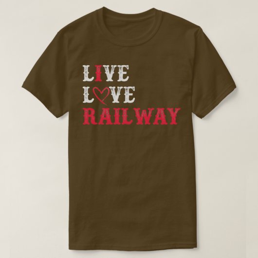 Funny Steam Train Railroad Graphic Railway Lovers  T-Shirt (Design vorne)