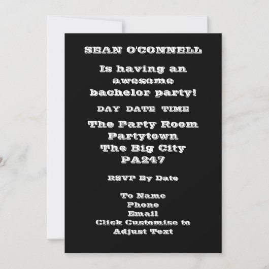 Funny Steampunk Gothbler-Schädel Einladung (Rückseite)