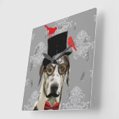 Funny Steampunk Quadratische Wanduhr (Winkel)