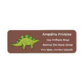 Funny stegosaurus dinosaurus Cartoon (Vorne)