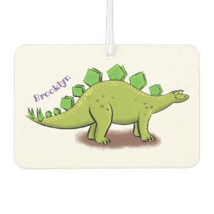 Funny stegosaurus dinosaurus Cartoon Autolufterfrischer