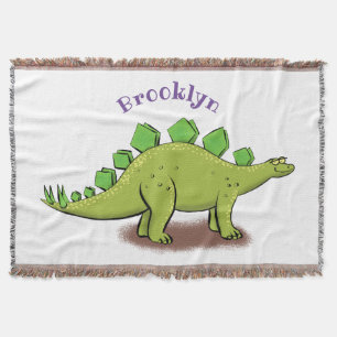 Funny stegosaurus dinosaurus Cartoon Decke