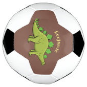 Funny stegosaurus dinosaurus Cartoon Fußball (Gedreht)