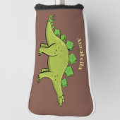 Funny stegosaurus dinosaurus Cartoon Golf Headcover (Rotieren 90)