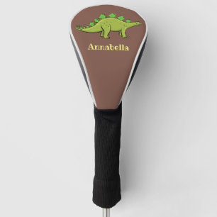 Funny stegosaurus dinosaurus Cartoon Golf Headcover