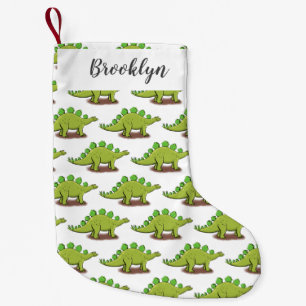 Funny stegosaurus dinosaurus Cartoon Kleiner Weihnachtsstrumpf