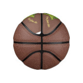 Funny stegosaurus dinosaurus Cartoon Mini Basketball (Rechts)