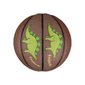 Funny stegosaurus dinosaurus Cartoon Mini Basketball (Vertikal)