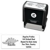 Funny stegosaurus dinosaurus Cartoon Permastempel (Beispiel)