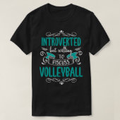 Funny stellte Amp Volleyball Zitat vor T-Shirt (Design vorne)