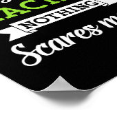 Funny Stellvertretender Lehrer Preschool Lehrer Poster (Ecke)