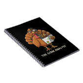 Funny STEM Analyst Robot Turkey Thanksgiving Gift Notizblock (Rechte Seite)