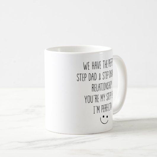 Funny Step Dad and Step Daughter Relationship Kaffeetasse (VorderseiteRechts)