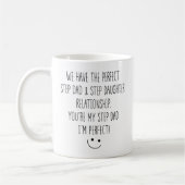 Funny Step Dad and Step Daughter Relationship Kaffeetasse (Links)
