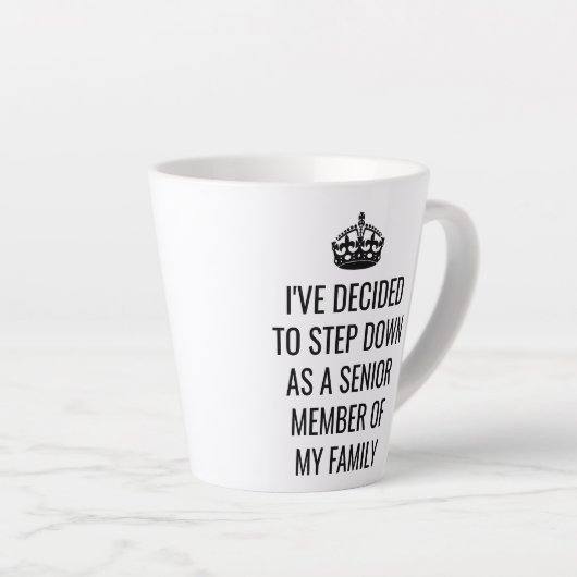 Funny Step Down als Senior Member of Family Royal Milchtasse (Rechte Ecke)
