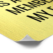 Funny Step Down als Senior Member of Family Royal Poster (Ecke)