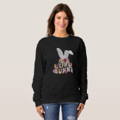 Funny Stepmom Bunny, Happy Easter Stepmom Bunny Pr Sweatshirt (Vorne ganz)