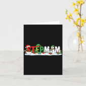 Funny Stepmom Santa Elf Snowman Christmas Womens G Karte (Gelbe Blume)