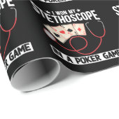 Funny Stethoscope Joke Nurse Doctor Hospital Spaß Geschenkpapier (Rolleneckpunkt)