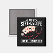 Funny Stethoscope Joke Nurse Doctor Hospital Spaß Magnet (Vorderseite/Rückseite)