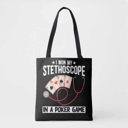 Funny Stethoscope Joke Nurse Doctor Hospital Spaß Tasche (Vorderseite)