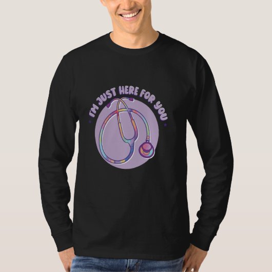 Funny Stethoscope Nurse RN T-Shirt (Vorderseite)