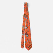 Funny stethoscopes for doctors on orange krawatte (Rückseite)