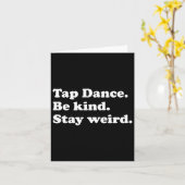Funny Stich Dance oder Gestochen Tänzer Stich Tanz Karte (Gelbe Blume)