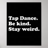 Funny Stich Dance oder Gestochen Tänzer Stich Tanz Poster (Vorne)