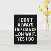 Funny Stich Dance Shirts Ich Stich nicht immer Tan Karte (Gelbe Blume)