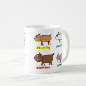 Funny Stick Dogs Kaffeetasse (VorderseiteRechts)