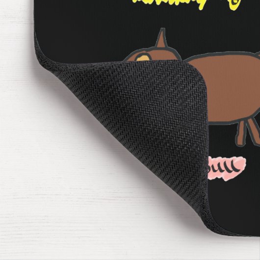 Funny Stick Dogs Mousepad (Ecke)
