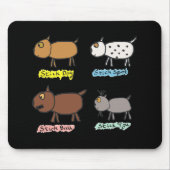 Funny Stick Dogs Mousepad (Vorne)