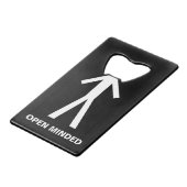 Funny Stick Man Geldbeutel Flaschenöffner (Rückseite Schrägansicht)