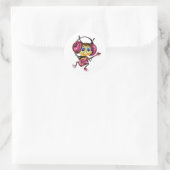 Funny Sticker mit Guitar Player Bee (Tasche)