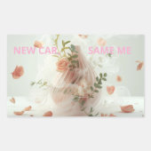 Funny Sticker – NEW CAR, SAME ME (Vorderseite)